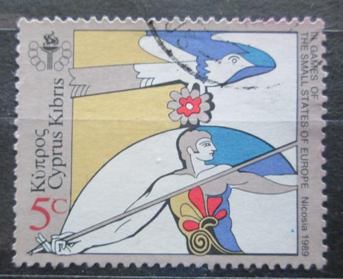 Poštová známka Cyprus 1989 Športovní hry Mi# 712