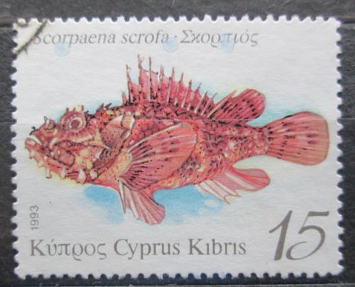 Poštová známka Cyprus 1993 Ropušnice obecná Mi# 810
