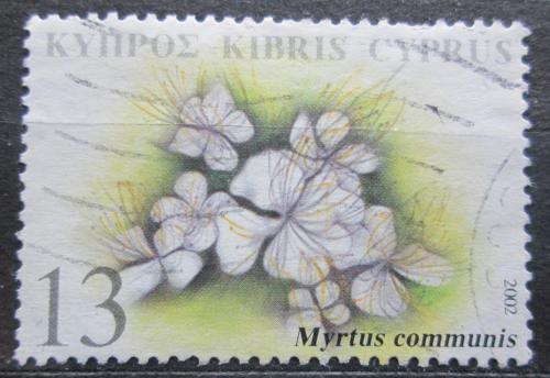 Poštová známka Cyprus 2002 Myrta obecná Mi# 992