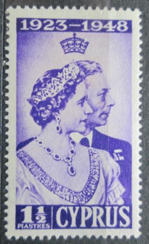 Poštová známka Cyprus 1948 Krá¾ovský pár Mi# 157