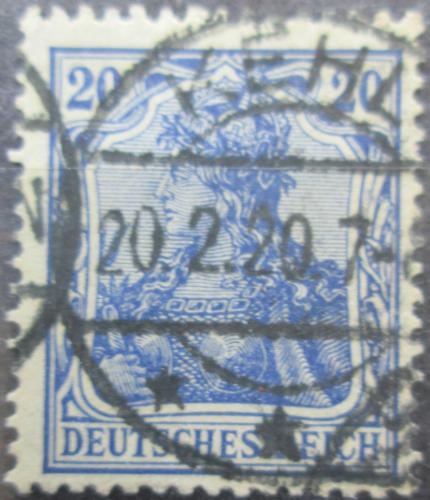 Poštová známka Nemecko 1915 Germania Mi# 86 II