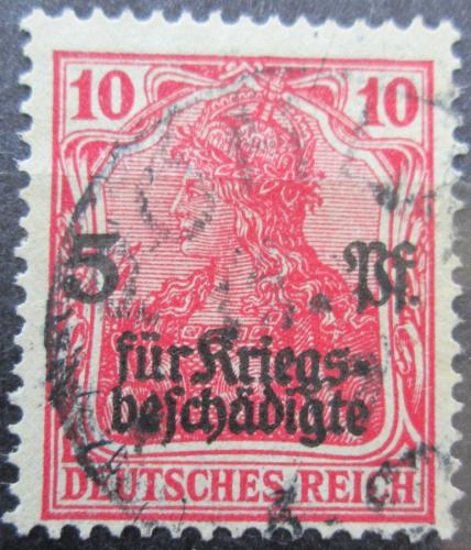 Poštová známka Nemecko 1919 Germania pretlaè Mi# 105 Kat 5.50€