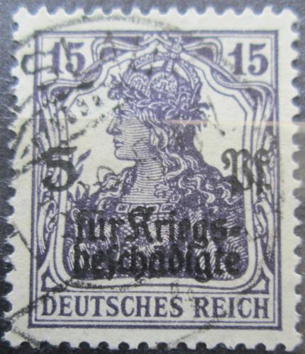 Poštová známka Nemecko 1919 Germania pretlaè Mi# 106 Kat 6€