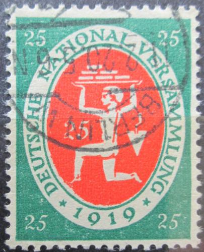 Poštová známka Nemecko 1919 Zedník Mi# 109