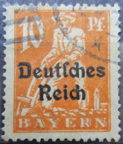 Poštová známka Nemecko 1920 Oráè pretlaè Mi# 120
