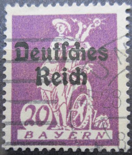 Poštová známka Nemecko 1920 Alegorie elektøiny Mi# 122
