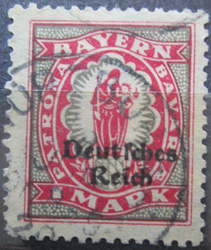 Poštová známka Nemecko 1920 Patronka Bavorska pretlaè Mi# 129