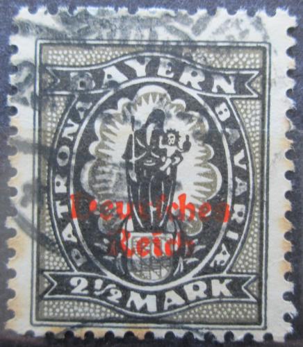 Poštová známka Nemecko 1920 Patronka Bavorska pretlaè Mi# 133
