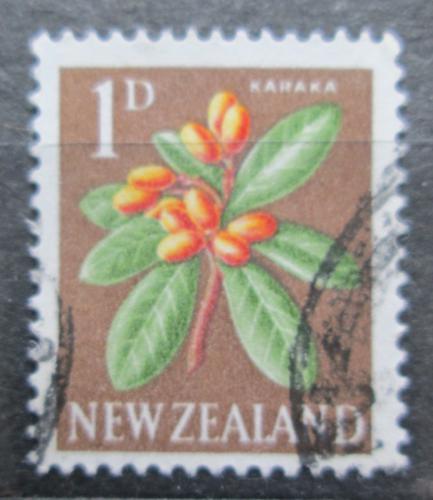 Poštová známka Nový Zéland 1960 Kyjovec hladký Mi# 393