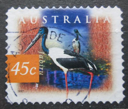 Poštová známka Austrália 1997 Bocian èernokrký Mi# 1648