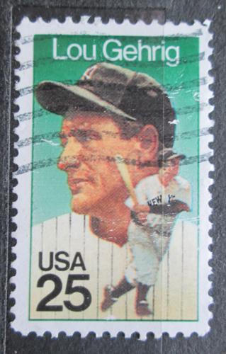 Poštová známka USA 1989 Henry Louis „Lou“ Gehrig Mi# 2043