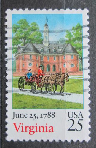 Poštová známka USA 1988 Virginia, 200. výroèie Mi# 1987