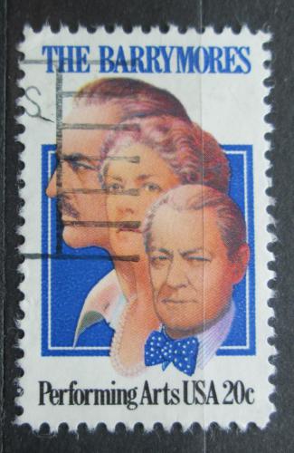 Poštová známka USA 1982 Slavní herci Mi# 1592
