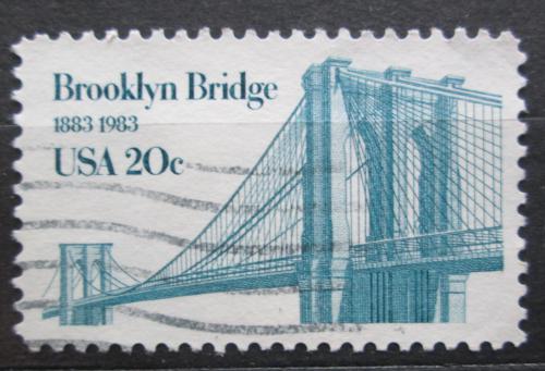 Poštová známka USA 1983 Brooklynský most Mi# 1630