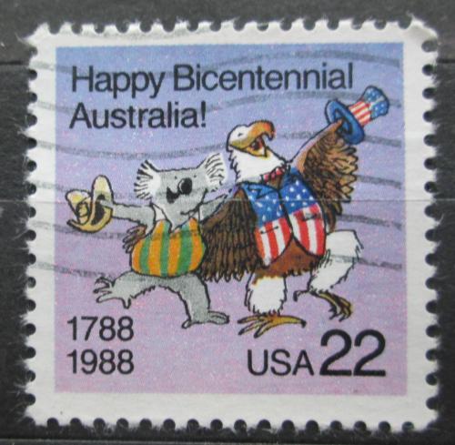 Poštová známka USA 1988 Kolonizace Austrália, 200. výroèie Mi# 1963