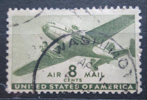 Poštová známka USA 1944 Poštovní letadlo Mi# 501