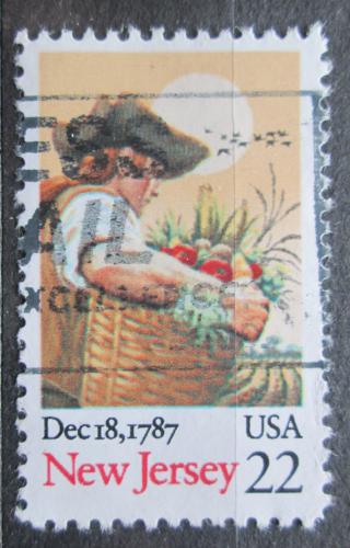 Poštová známka USA 1987 New Jersey, 200. výroèie Mi# 1948