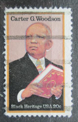 Poštová známka USA 1984 Carter G. Woodson, historik Mi# 1678