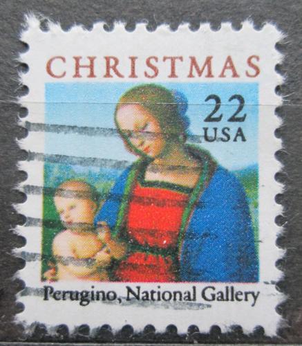 Poštová známka USA 1986 Vianoce, umenie, Pietro Perugino Mi# 1856