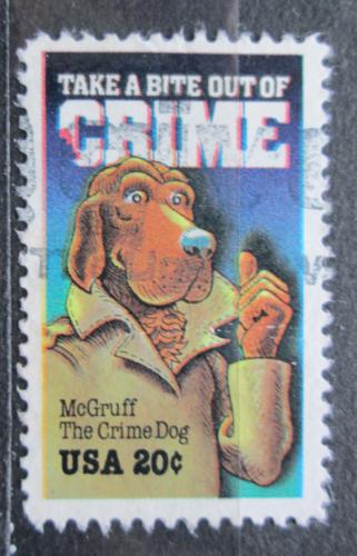 Poštová známka USA 1984 Detektivní pes Mc Gruff Mi# 1712