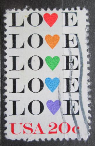 Poštová známka USA 1984 Láska Mi# 1677