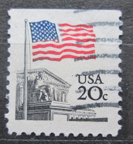 Poštová známka USA 1981 Vlajka a Nejvyšší soud Mi# 1522