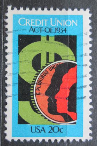 Poštová známka USA 1984 Bankovnictví Mi# 1681