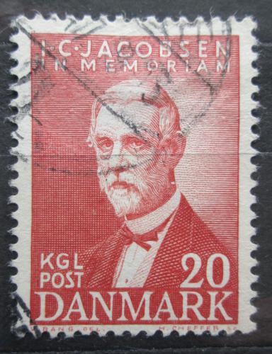 Poštová známka Dánsko 1947 Jacob Christian Jacobsen Mi# 301