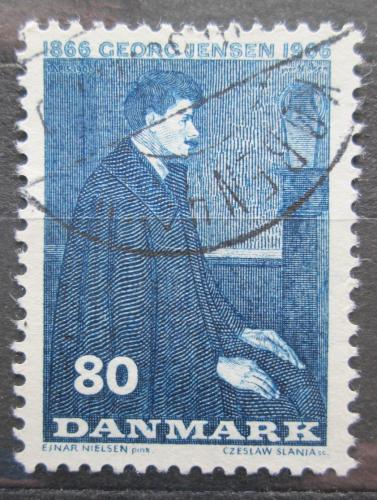 Poštová známka Dánsko 1966 Georg Arthur Jensen Mi# 444