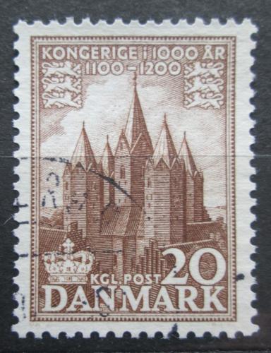 Poštová známka Dánsko 1953 Kostel Kalundborg Mi# 345