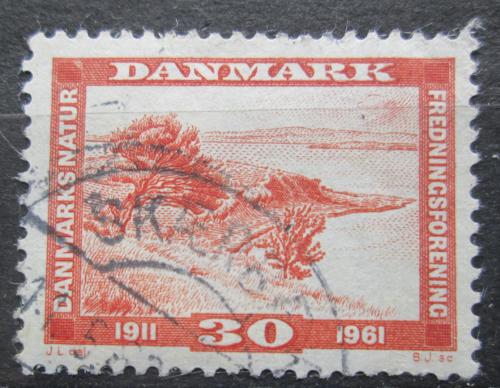 Poštová známka Dánsko 1961 Pobrežie, Johannes Larsen Mi# 389