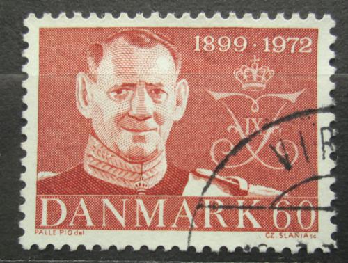 Poštová známka Dánsko 1972 Krá¾ Frederik IX. Mi# 520