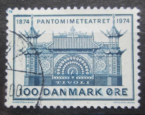 Poštová známka Dánsko 1974 Divadlo Tivoli v Kodani Mi# 563