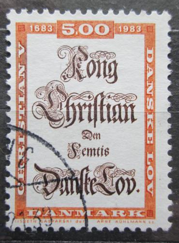 Poštová známka Dánsko 1983 Zákoník krále Kristiána Mi# 784