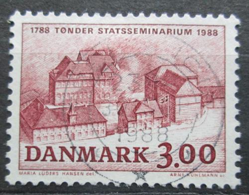 Poštová známka Dánsko 1988 VŠ pedagogická, 200. výroèie Mi# 927