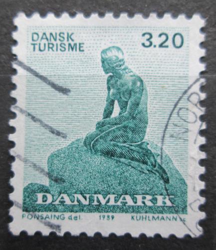 Poštová známka Dánsko 1989 Socha, Edvard Eriksen Mi# 943