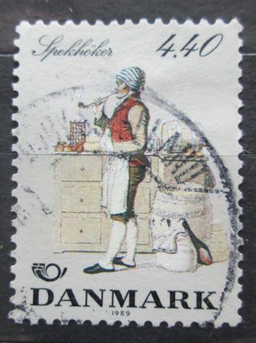 Poštová známka Dánsko 1989 ¼udový kroj Mi# 948