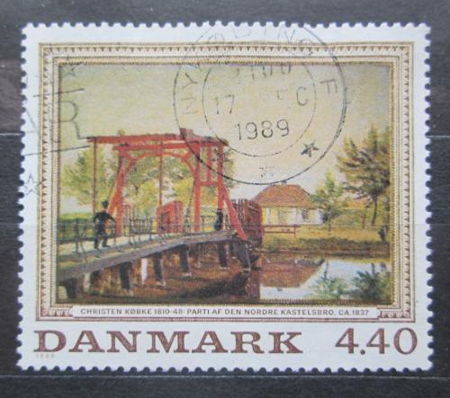 Poštová známka Dánsko 1989 Umenie, Christen Købke Mi# 961