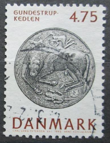 Poštová známka Dánsko 1992 Starý podnos Mi# 1020