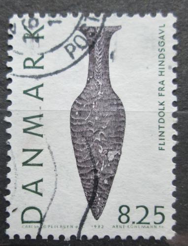 Poštová známka Dánsko 1992 Starý nùž Mi# 1021