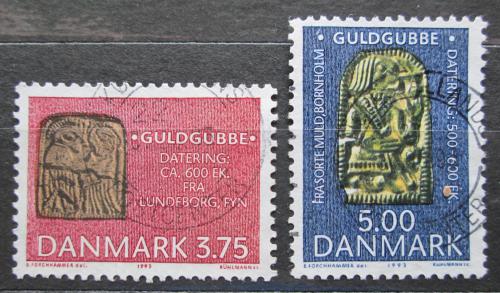 Poštová známka Dánsko 1993 Archeologické nálezy Mi# 1046-47