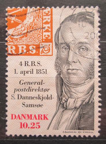 Poštová známka Dánsko 2001 Otto Sophus Graf Danneskjold-Samsøe Mi# 1276