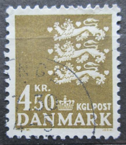 Poštová známka Dánsko 1972 Malý státní znak Mi# 528