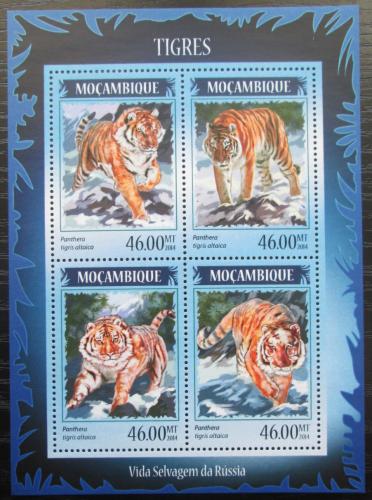 Poštové známky Mozambik 2014 Tygøi Mi# 7375-78 Kat 11€
