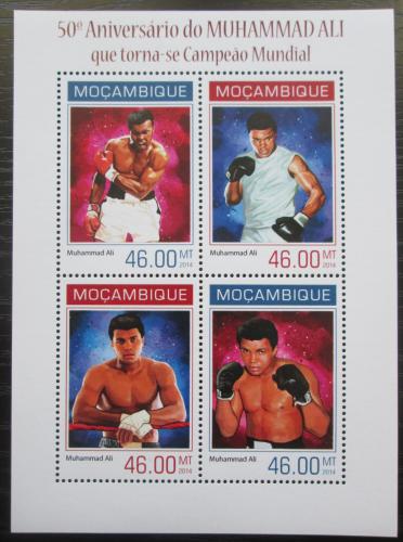 Poštové známky Mozambik 2014 Muhammad Ali, box Mi# 7175-78 Kat 11€