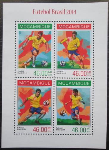 Poštové známky Mozambik 2014 MS ve futbale Mi# 7230-33 Kat 11€