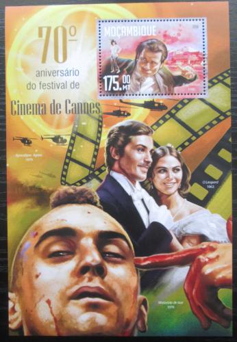 Poštová známka Mozambik 2016 Filmový festival v Cannes Mi# Block 1152 Kat 10€