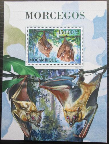 Poštová známka Mozambik 2016 Netopiere Mi# Block 1230 Kat 20€