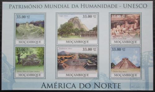Poštové známky Mozambik 2010 Památky UNESCO - Stredná Amerika Mi# 3890-95 10€
