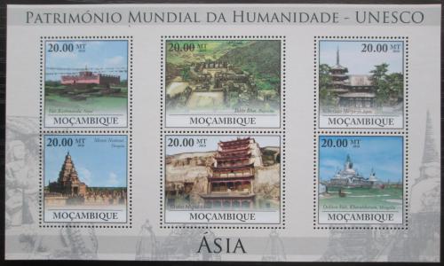 Poštové známky Mozambik 2010 Památky UNESCO - Ázia Mi# 3884-89
